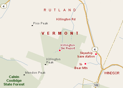 Killington map